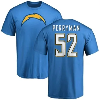 Denzel Perryman Los Angeles Chargers Name & Number T-Shirt - Blue