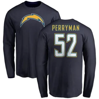 Denzel Perryman Los Angeles Chargers Name & Number T-Shirt - Navy -