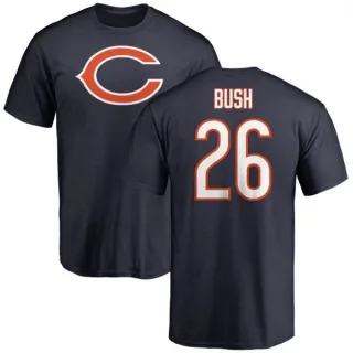 Deon Bush Chicago Bears Name & Number Logo T-Shirt - Navy