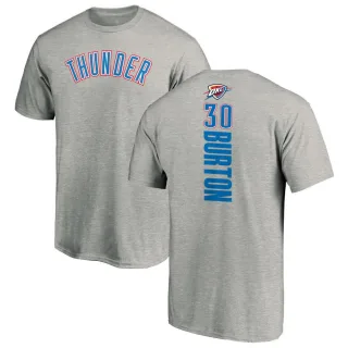 Deonte Burton Oklahoma City Thunder Ash Backer T-Shirt