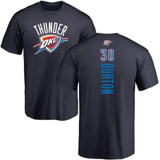 Deonte Burton Oklahoma City Thunder Navy Backer T-Shirt