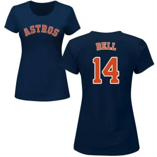 Derek Bell Women's Houston Astros Name & Number T-Shirt - Navy