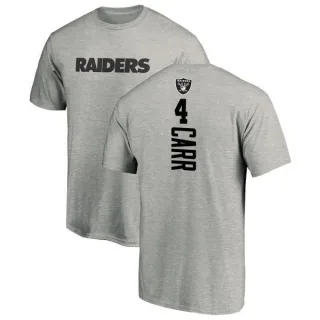 Derek Carr Oakland Raiders Backer T-Shirt - Ash