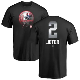 Derek Jeter New York Yankees Midnight Mascot T-Shirt - Black