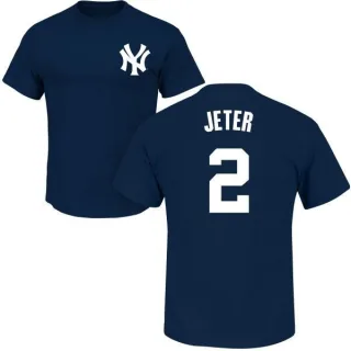 Derek Jeter New York Yankees Name & Number T-Shirt - Navy