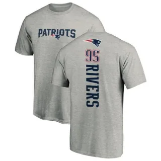 Derek Rivers New England Patriots Backer T-Shirt - Ash