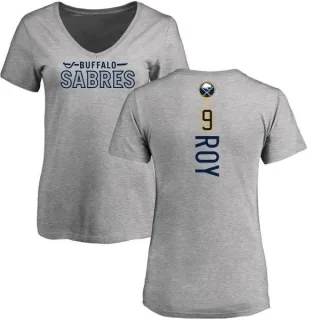 Derek Roy Women's Buffalo Sabres Backer T-Shirt - Ash