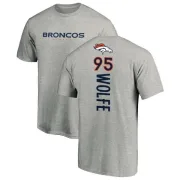 Derek Wolfe Denver Broncos Backer T-Shirt - Ash