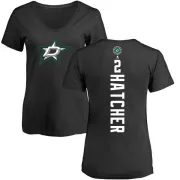 Derian Hatcher Women's Dallas Stars Backer T-Shirt - Black