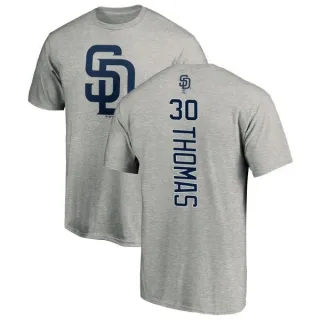 Derrel Thomas San Diego Padres Backer T-Shirt - Ash