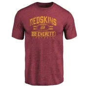 Deshazor Everett Washington Redskins Flanker Tri-Blend T-Shirt - Burgundy