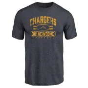 Detrez Newsome Los Angeles Chargers Flanker Tri-Blend T-Shirt - Navy