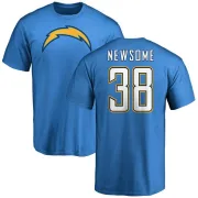 Detrez Newsome Los Angeles Chargers Name & Number T-Shirt - Blue