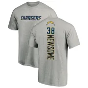 Detrez Newsome Los Angeles Chargers Name & Number T-Shirt - Heather Gray