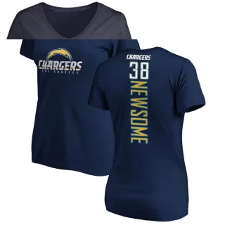 Detrez Newsome Women's Los Angeles Chargers Backer T-Shirt - Navy