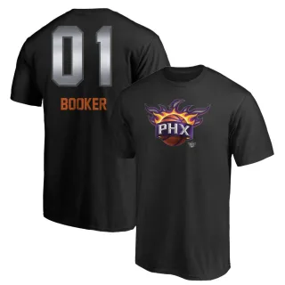 Devin Booker Phoenix Suns Black Midnight Mascot T-Shirt