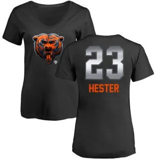 Devin Hester Women's Chicago Bears Midnight Mascot T-Shirt - Black