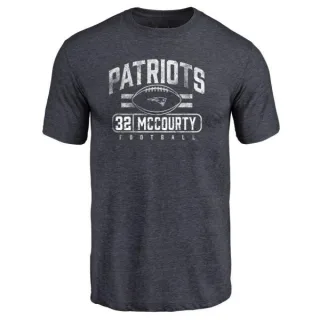 Devin McCourty New England Patriots Flanker Tri-Blend T-Shirt - Navy