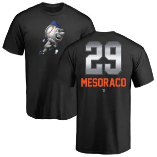 Devin Mesoraco New York Mets Midnight Mascot T-Shirt - Black