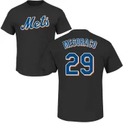 Devin Mesoraco New York Mets Name & Number T-Shirt - Black