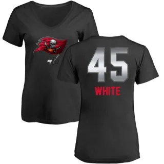 Devin White Women's Tampa Bay Buccaneers Midnight Mascot T-Shirt - Black