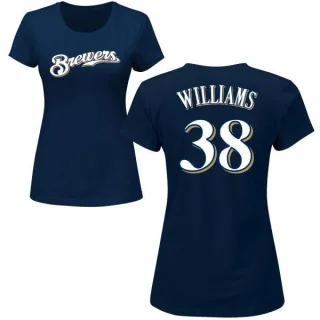 Devin Williams Women's Milwaukee Brewers Name & Number T-Shirt - Navy