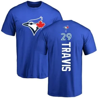 Devon Travis Toronto Blue Jays Backer T-Shirt - Royal