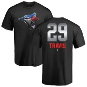 Devon Travis Toronto Blue Jays Midnight Mascot T-Shirt - Black