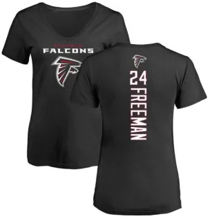 Devonta Freeman Women's Atlanta Falcons Backer Slim Fit T-Shirt - Black