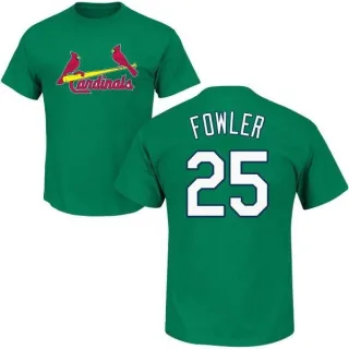 Dexter Fowler St. Louis Cardinals St. Patrick's Day Name & Number T-Shirt - Green