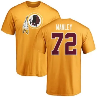 Dexter Manley Washington Redskins Name & Number Logo T-Shirt - Gold