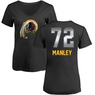 Dexter Manley Women's Washington Redskins Midnight Mascot T-Shirt - Black