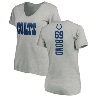 Deyshawn Bond Women's Indianapolis Colts Backer V-Neck T-Shirt - Ash