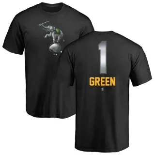 Dick Green Oakland Athletics Midnight Mascot T-Shirt - Black