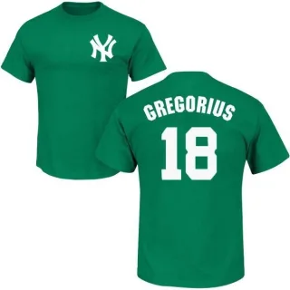 Didi Gregorius New York Yankees St. Patrick's Day Name & Number T-Shirt - Green