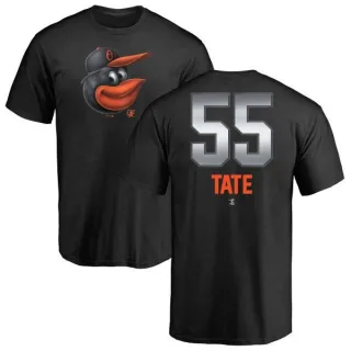 Dillon Tate Baltimore Orioles Midnight Mascot T-Shirt - Black