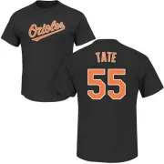 Dillon Tate Baltimore Orioles Name & Number T-Shirt - Black