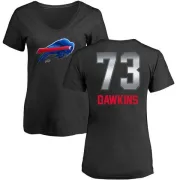 Dion Dawkins Women's Buffalo Bills Midnight Mascot T-Shirt - Black