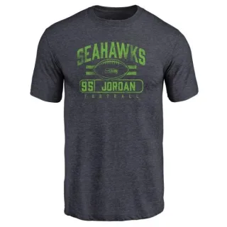 Dion Jordan Seattle Seahawks Flanker Tri-Blend T-Shirt - Navy