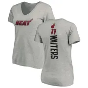 Dion Waiters Women's Miami Heat Ash Backer T-Shirt