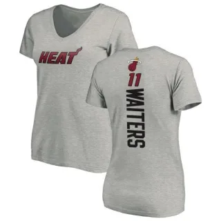 Dion Waiters Women's Miami Heat Ash Backer T-Shirt