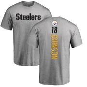 Diontae Johnson Pittsburgh Steelers Backer T-Shirt - Ash