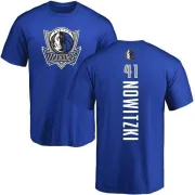 Dirk Nowitzki Dallas Mavericks Royal Backer T-Shirt