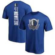 Dirk Nowitzki Dallas Mavericks Royal Backer T-Shirt