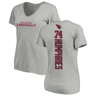 D.J. Humphries Women's Arizona Cardinals Backer V-Neck T-Shirt - Ash