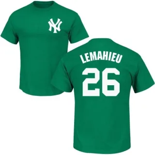 DJ LeMahieu New York Yankees St. Patrick's Day Name & Number T-Shirt - Green