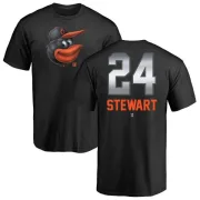 DJ Stewart Baltimore Orioles Midnight Mascot T-Shirt - Black