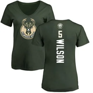 D.J. Wilson Women's Milwaukee Bucks Green Backer T-Shirt