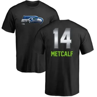 DK Metcalf Seattle Seahawks Midnight Mascot T-Shirt - Black