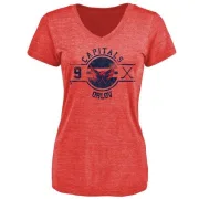 Dmitry Orlov Women's Washington Capitals Insignia Tri-Blend T-Shirt - Red